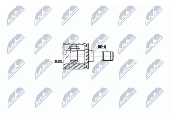 NTY Gelenksatz Antriebswelle NPW-MS-047 FüR Mitsubishi Pajero 2 300 3 Bus Canvas-image