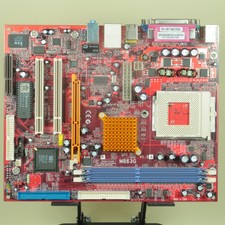 PC Chips M863G Motherboard MicroATX Socket A PGA462 With IO Shield PCI AGP CNR
