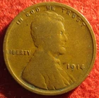 1914-P Lincoln Wheat Cent — photo from another recent sale