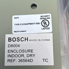Bosch D8004 Transformer Kit Enclosure Indoor Dry Ref 36564D UPC 782695034385