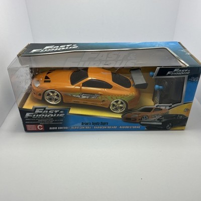 Jada Toys Fast & Furious Brian's Toyota Supra 1:24 RC Car Turbo Boost (2017) NEW
