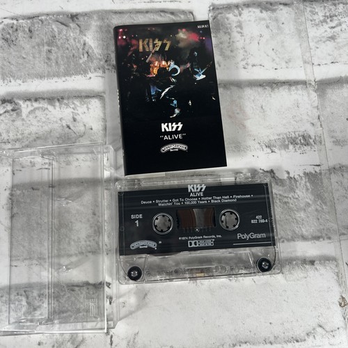 KISS " ALIVE" CASSETTE 1975 CASABLANCA RECORDS - Picture 4 of 6