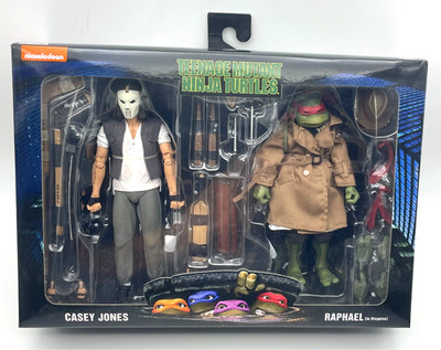 Casey Jones & Raphael in Disguise Ninja Turtles NECA Action Figur TMNT 18 cm