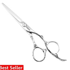 Hair Cutting Scissors 5.5 Inch Professional Haircut Hair Shears Sharp Barber ...