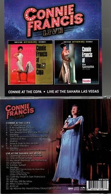 CONNIE FRANCIS-LIVE AT THE COPA/SAHARA LAS VEGAS-2 LPS ON 1 CD IMPORT