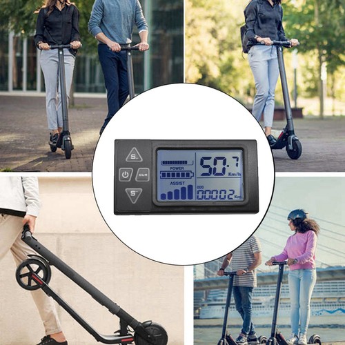 Misuratore cruscotto display LCD ebike 24V 36V 48V 60V S861 per bici elettrica6778 - Foto 2 di 8
