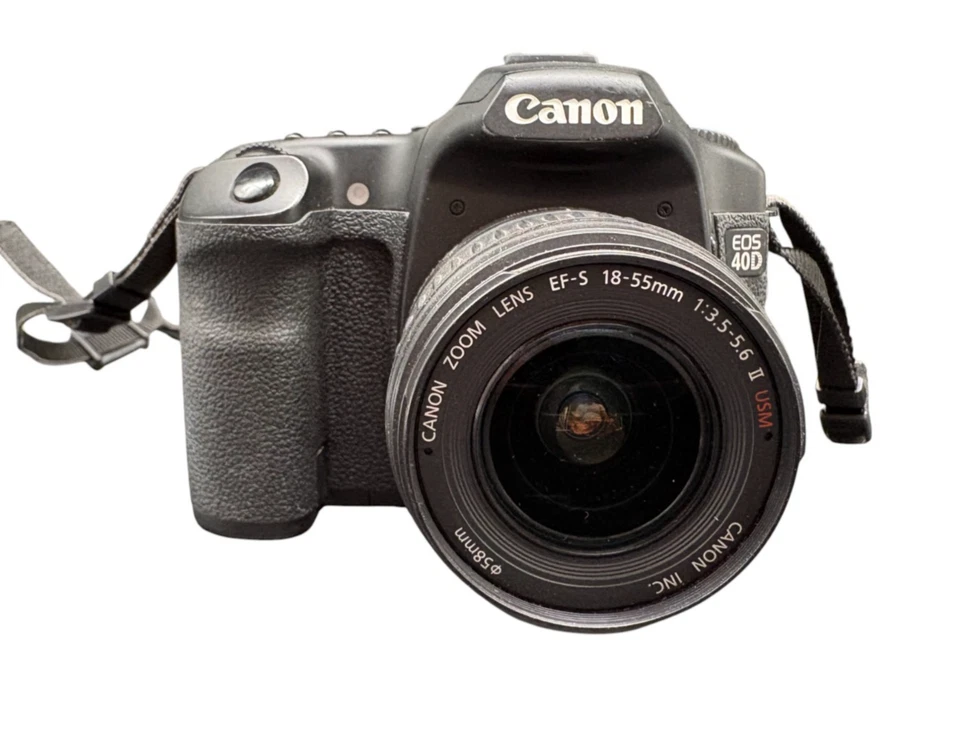 Canon EOS 40D DSLR-Kamera Schwarz Canon EF-S 18-55mm 1:3,5-5,6 II USM Ultrasonic - Bild 3 von 4