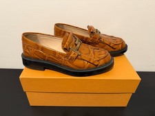 Tod`s Loafer Leder Douple T Schnalle Größe 35 1/2