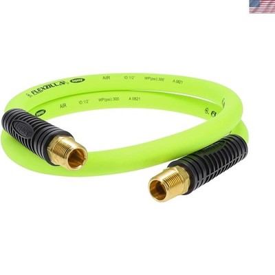 Swivel Whip Air Hose 4 Ft | 1/2'' MNPT Swivel x 1/2 in'' MNPT Ends | Extreme Al...