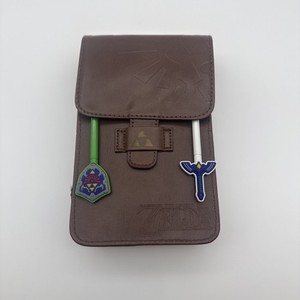 Legend of Zelda Nintendo 3DS Faux Leather Travel Case W/ Two Stylus 