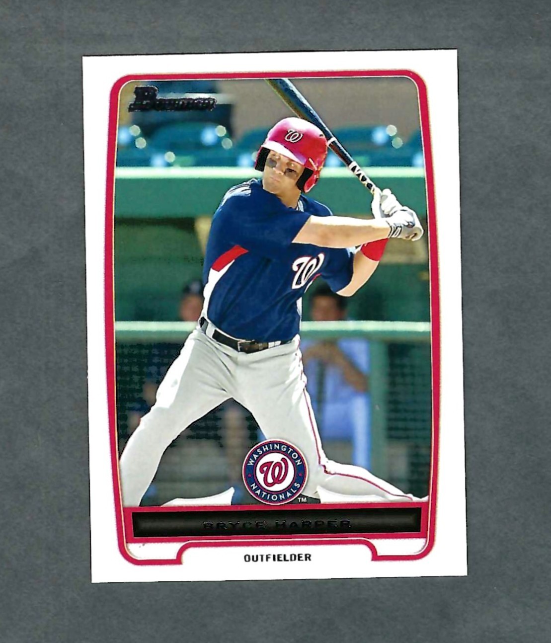2012 Bowman Bryce Harper Prospect Card #BP10-Nicely Centered/Sharp Corners!