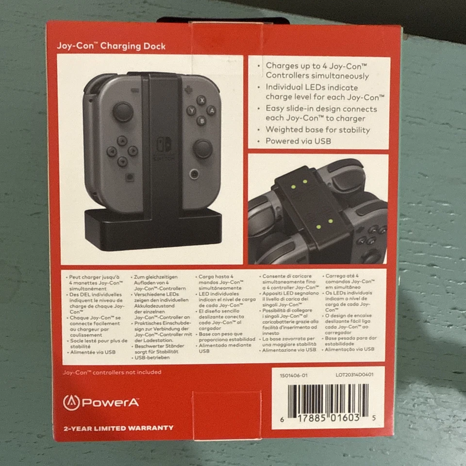 PowerA Joy-Con Charging Dock for Nintendo Switch - 1501406-01 - Image 2 of 4