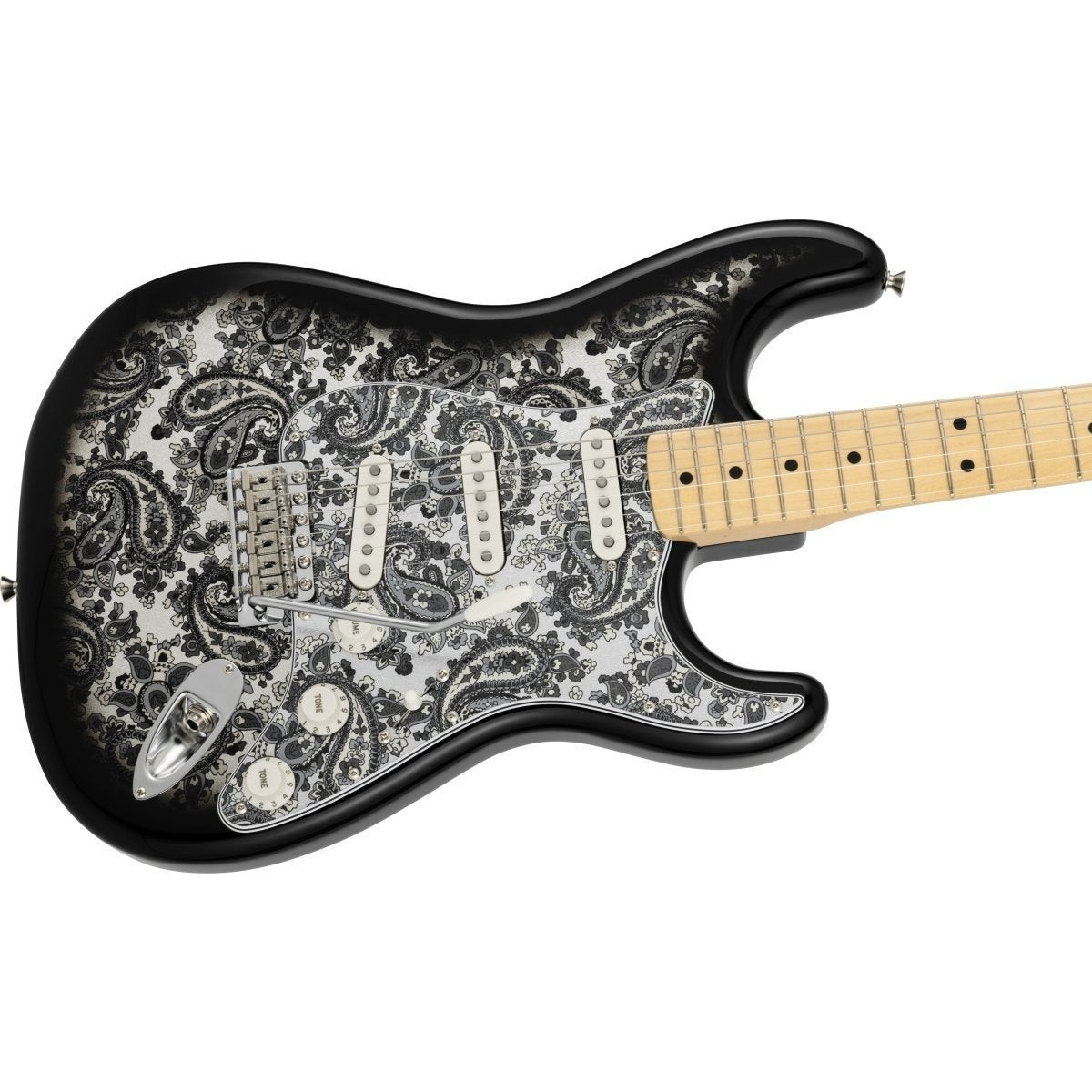 Fender Made in Japan Limited Stratocaster Black Paisley Electric