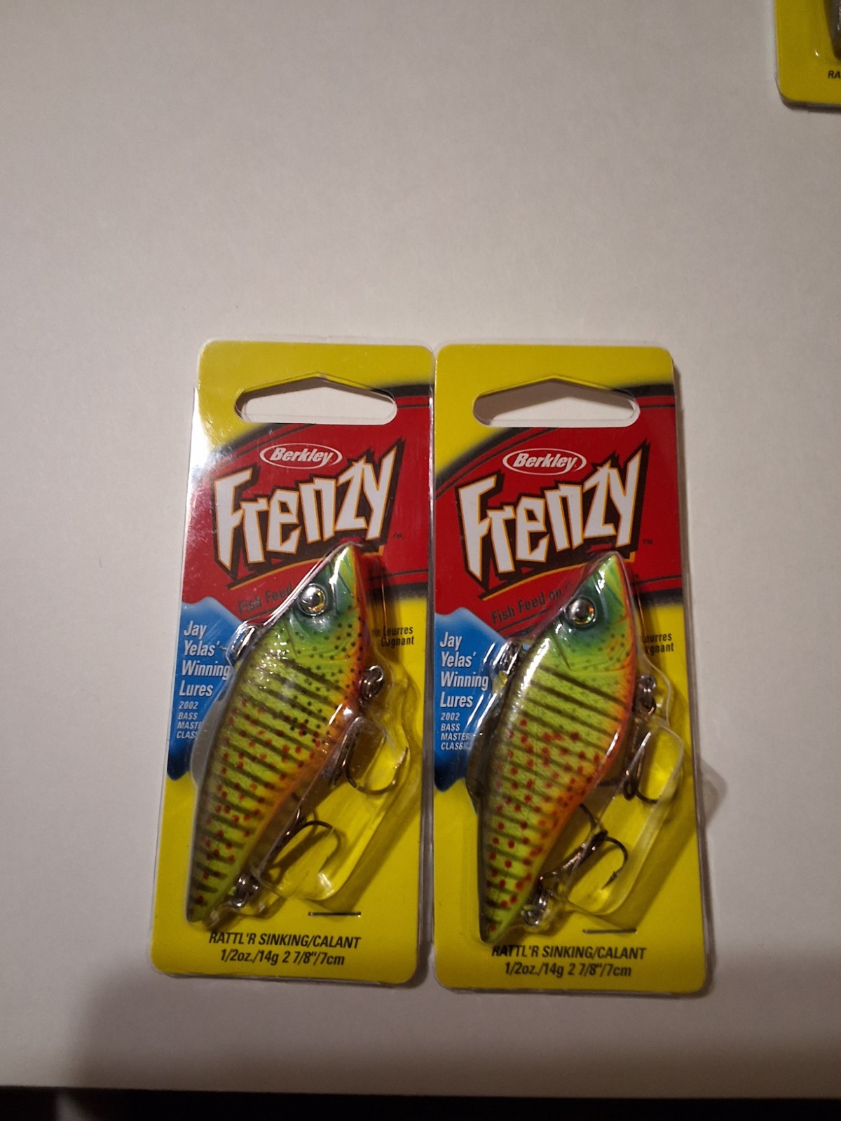 BERKLEY FRENZY SINKING RATTL'R 1/2oz, CRANKBAIT BLUEGILL NOS VINTAGE