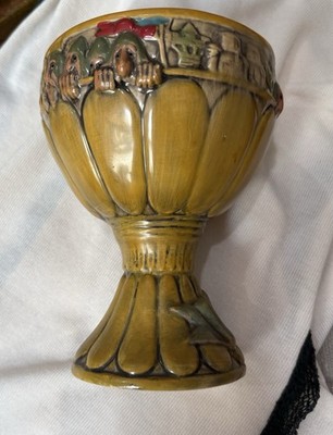 Monty Python's Holy Grail Ceramic Movie Promo Cup Goblet Mug 6'' Tall Yellow