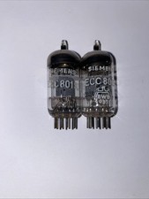 SIEMENS ECC801S Paar wenig gebraucht MATCHED-PAIR TEST-SCHÖN BWB-AUSWAHL. TRIPLE-MICA