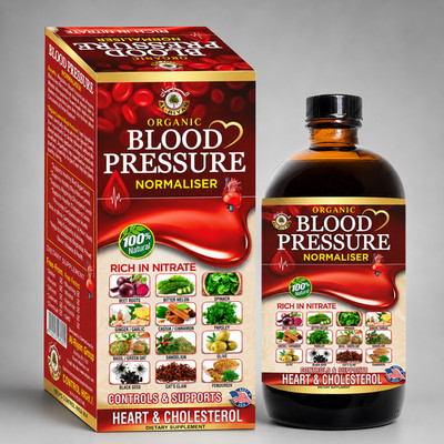 Organic Blood Pressure Normaliser   16oz Herbal Dietary Supplement