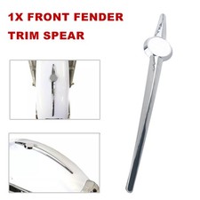 Chrome Front Fender Top Spear Trim For Harley Davidson Road King Street Glide