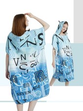 Surf Poncho Towel Poncho Quick-dry Towel Hoodie Microfiber Beach Robe Changing P