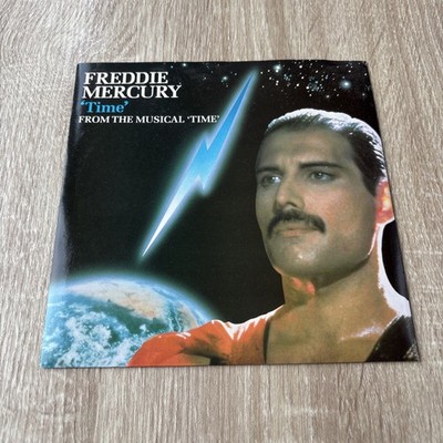 Freddie Mercury (Queen) & Dave Clark - Time - 1986 UK vinyl 7  single EMI