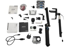GoPro HERO4 Action Camera Bundle Accessories Mounts Pole Housing Kit Fast Post
