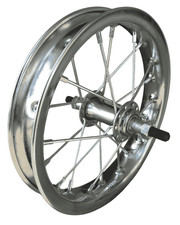 Rim Spoke Wheel 8 Inch Front Chrome for Electric Mini Cross I E-Dirtbike Hmp