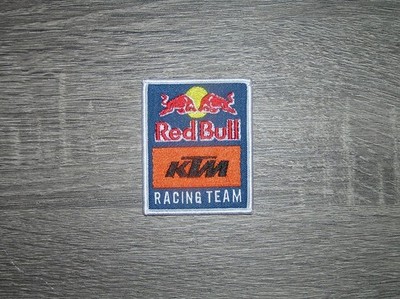 Red Bull KTM Factory Racing Motorsports Energy Drink Iron On Patch 2'' x 2.75''