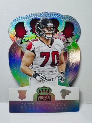 Jake Matthews Falcons 2014 Crown Royale Silver Panini Rookie #155 #060/199