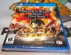 Attack On Titan 2: Final Battle - Sony PlayStation 4 (Brand New, Sealed)