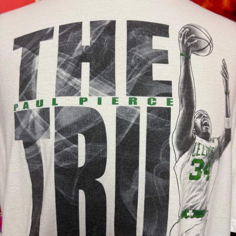 Camiseta De Colección Paul Pierce The Truth Boston Celtics Majestic NBA Baloncesto Talla 2XL Foto 2 de 4