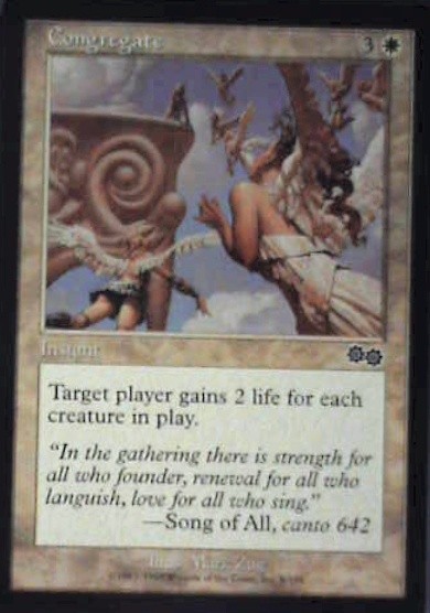 Congregate - Urza's Saga: #8, Magic: The Gathering Lp C286