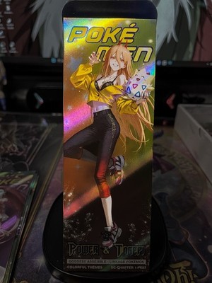 Goddess Assemble Foil Ticket Waifu Thick Bookmark Rare 2.5 X 7 in Power Togepi