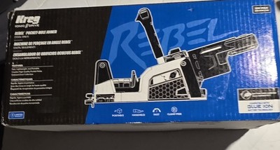 Kreg Rebel 20V Larger 4ah Drive Pocket-Hole Joiner Kit KPTBRB100A Brushless