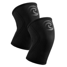 Rehband 5mm Knee Sleeves, Neoprene Support, Unisex, Small, Carbon/Black