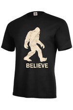 BIGFOOT BELIEVE T-SHIRT FUNNY Sasquatch ASSORTED COLORS S-5XL ,KIDS S6-8-XL18-20