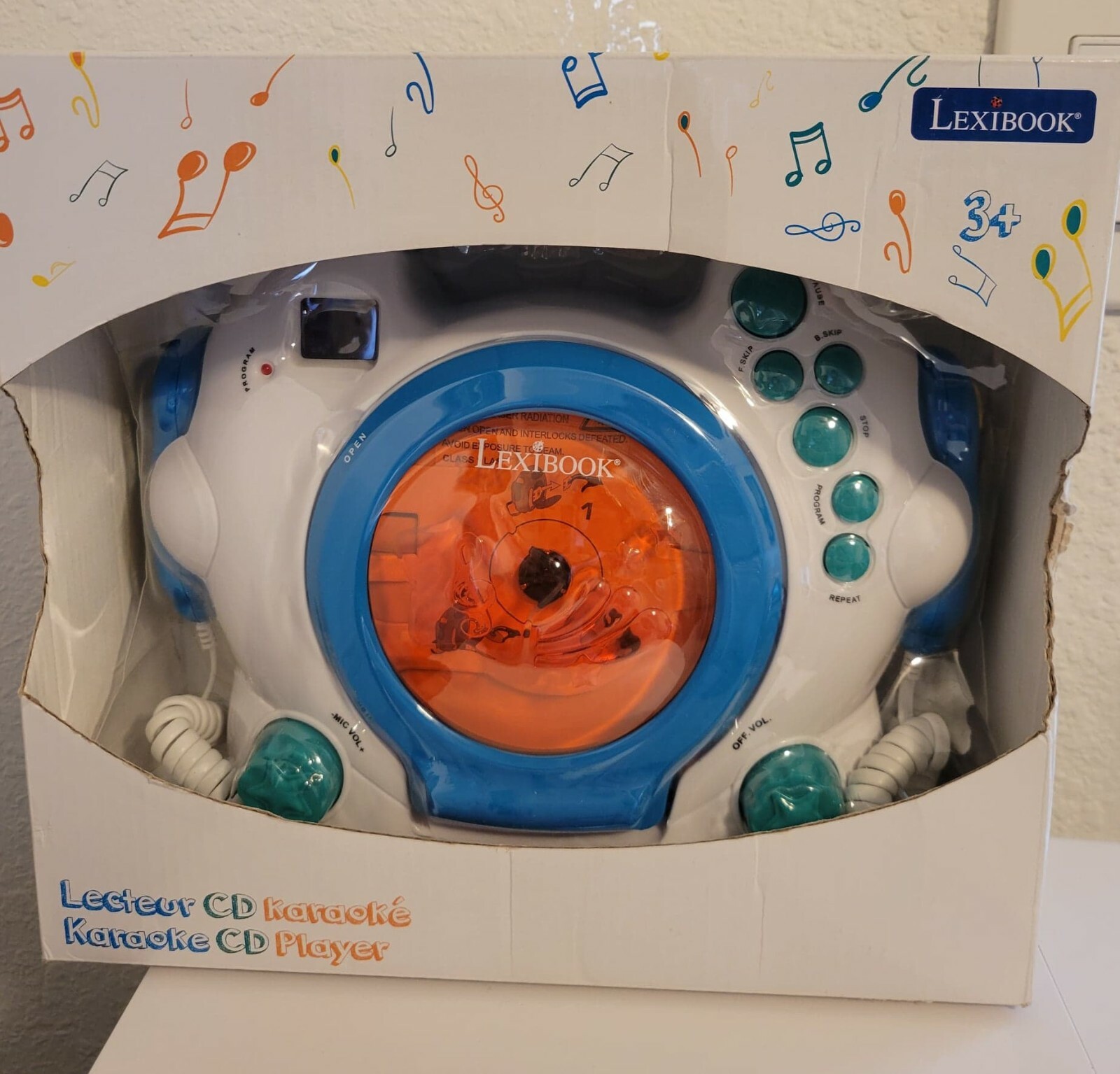 Lexibook Lecteur CD Karaoke/ CD PLAYER BRAND NEW 