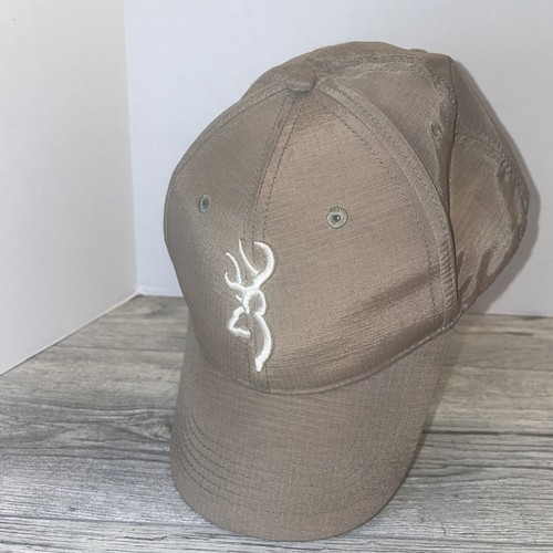 Browning Men’s Hat - Brown w/ embroidered emblem. Adjustable strap - Picture 2 of 7