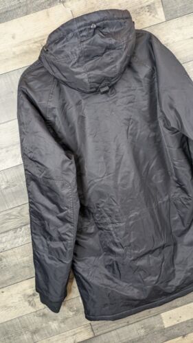 Vans Joel Tudor Collection Parka Mantel Kapuze Herren Medium schwarz Knöpfe wattiert - Bild 22 von 24