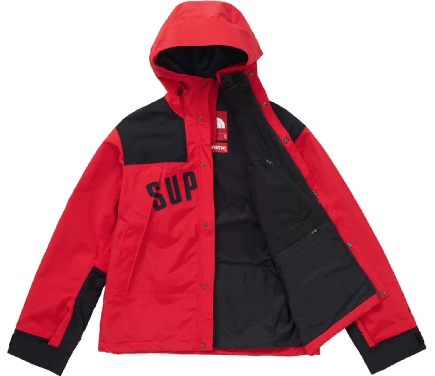 NEW Supreme The North Face Arc Logo Mountain Parka Red Medium SS19