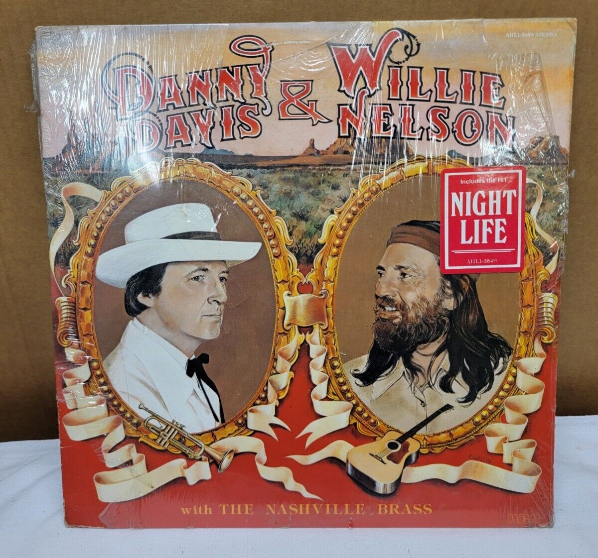 SEALED! Original 1980 Danny Davis & Willie Nelson (Nashville Brass) LP - RCA