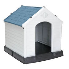 32 inch Waterproof Pet Dog House All-Weather Pet Dog Shelter Indoor/Outdoor
