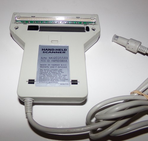 Vintage Mustek Hand-Held Scanner GS-800 - VGC Works Great HTF Rare - Picture 3 of 3