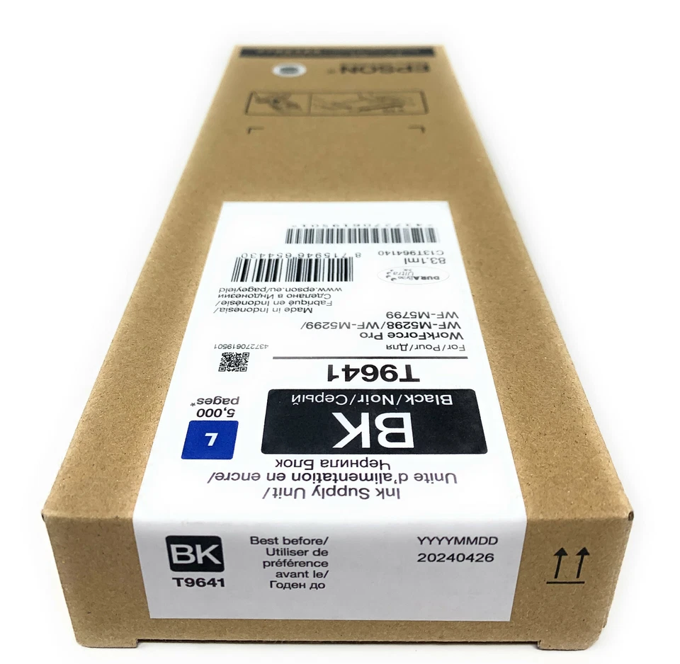 Epson T9641 Original Cartridge Black Workforce Pro WF-M5298/WF-M5299/WF-M5799 - Image 2 of 2