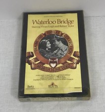 MGM/UA Waterloo Bridge Betamax w/ Box Case - ca 1980, Vintage, Black
