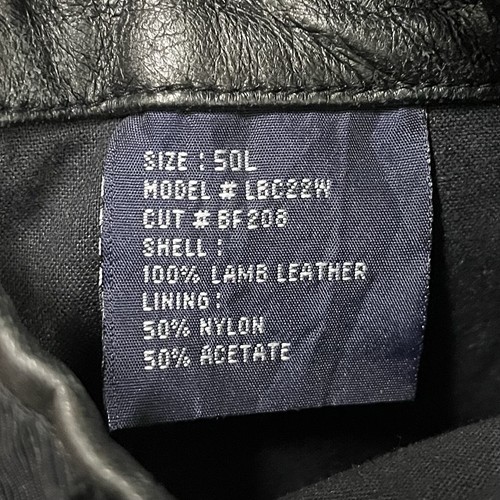 Chaqueta Blazer Abrigo Deportivo Vintage Años 90 Ralph Lauren 50 L Piel de Cordero Cuero Cordero Leer - Imagen 8 de 15
