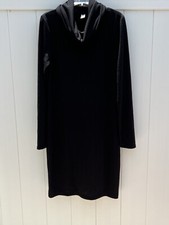 Old Navy Black Cowl Neck Mini Sweater Dress Women's Large