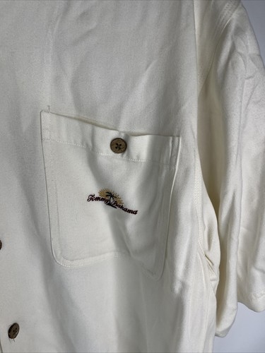 TOMMY BAHAMA Pelican Cigars Short Sleeve Camp Hawaiian Shirt Men Small S - 第 4/7 張圖片