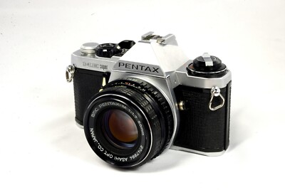 Pentax ME Super 35mm SLR Camera Kit w/ 50mm Lens - Very Good | eBay