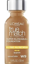 Loreal True Match Super-Blendable Makeup, W9 Spiced Latte Exp 12/20.  Free Ship!
