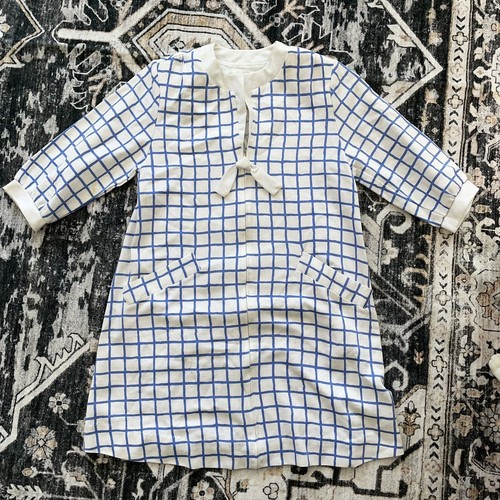 Vtg Flo Weinberg USA Women Dress V12